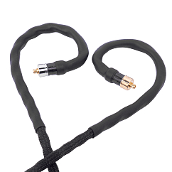 Кабель HeadMade IEM Premium MMMCX - 3.5mm Black 1.2m