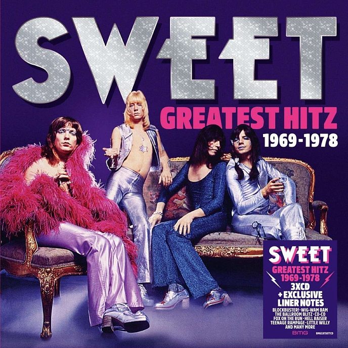 Виниловая пластинка Sweet – Greatest Hitz 1969-1978 (Coloured Grape) LP - рис.0