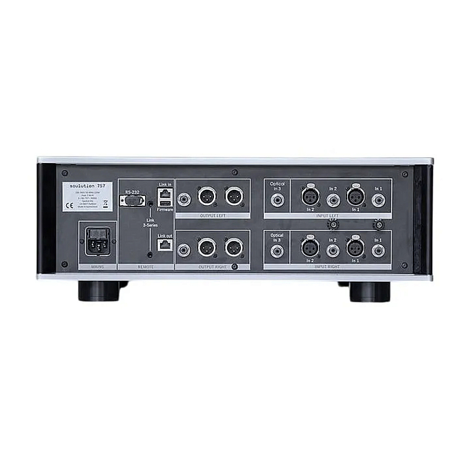Предусилитель-фонокорректор Soulution 757 Deemphasis-Preamplifier Silver - рис.1