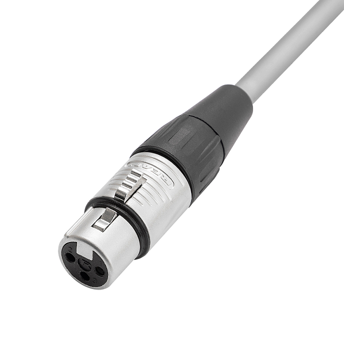 Кабель HeadMade Pro XLR-F - XLR-M Grey 3m - рис.2