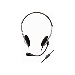 Наушники Creative HS-320 - гарнитура для PC, серебристый/черный_УЦ16