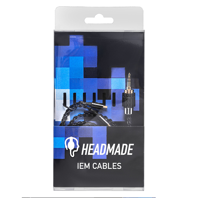 Кабель HeadMade IEM A2DC - 4.4mm Black 1.2m - рис.1