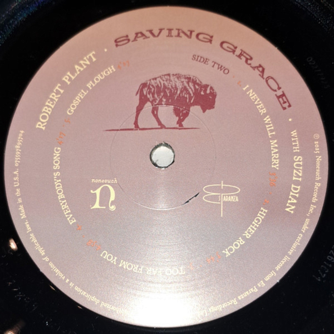 Пластинка Robert Plant With Suzi Dian - Saving Grace LP - рис.6