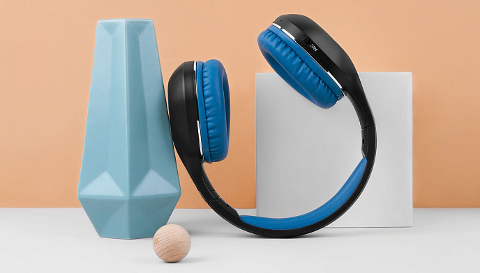 Беспроводные наушники Rombica Mysound BH-17 ANC Blue - рис.4