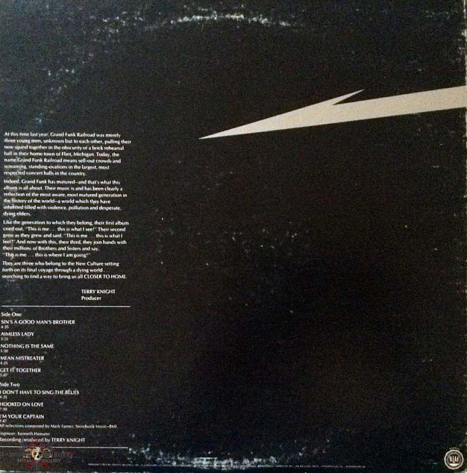 Виниловая пластинка GRAND FUNK RAILROAD CLOTHER TO HOME - рис.1