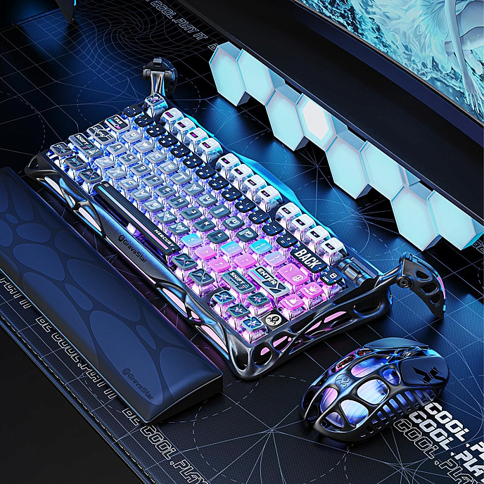 Клавиатура Gravastar Mercury K1 Pro Pink/Black - рис.12