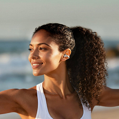 Беспроводные наушники Anker Soudncore AeroClip White