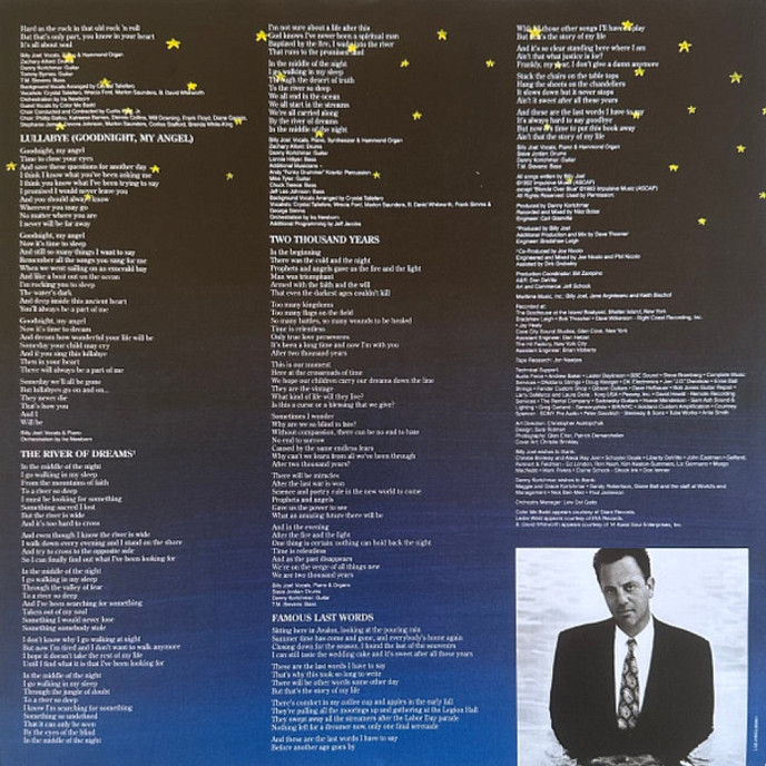 Виниловая пластинка Billy Joel - River Of Dreams LP - рис.2