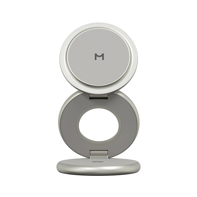 Беспроводная зарядка Magssory Signature Disc Pro Qi2 Titan 3in1 for Apple - рис.1