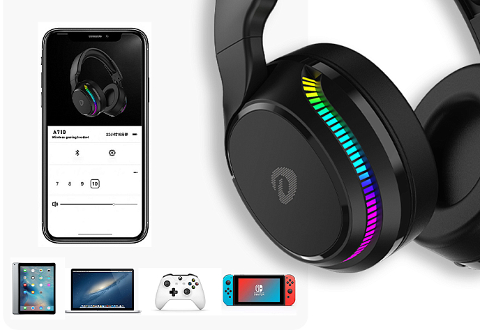 Игровая гарнитура Dareu A710 White Black - рис.5