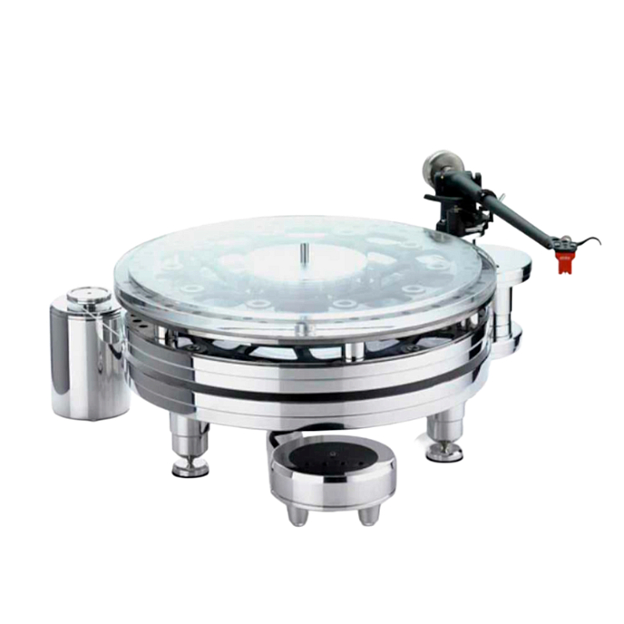 Проигрыватель винила Acoustic Solid Brake WTB370 AT740 M2 Silver - рис.0