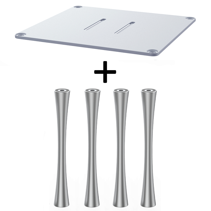 Стойка для Hi-Fi ddHiFi HS300 + SR150 x 4 cool gray/silver - рис.0