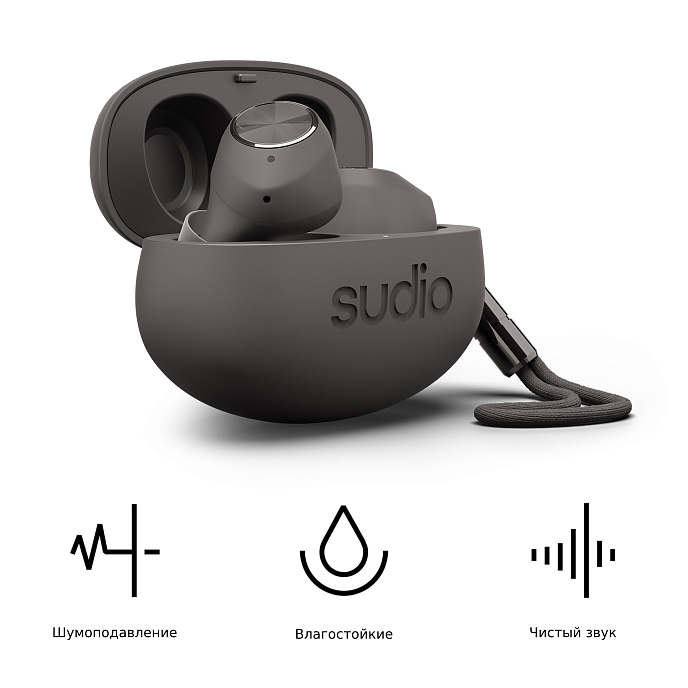 Беспроводные наушники Sudio T2 Black - рис.4