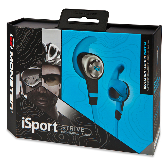 Наушники MONSTER ISPORT STRIVE UCT3 (BLUE) - рис.5