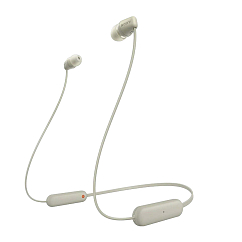 Беспроводные наушники Sony WI-C100 Beige