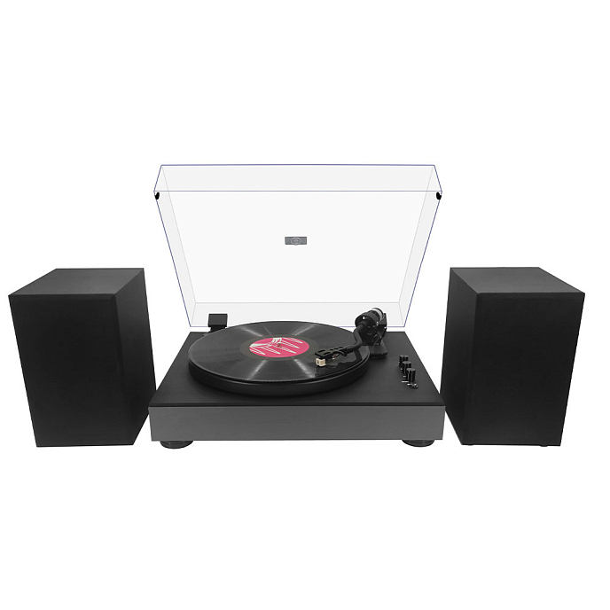 Проигрыватель винила Music Public Kingdom TT55ATS black проигрыватель винила (SN TT55ATSBL20220700276)_Уценка - рис.1