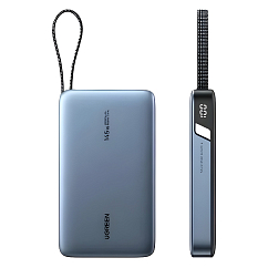 Внешний аккумулятор Ugreen PB551 145W 20000mAh USB-C-USB-A Grey Cosmos