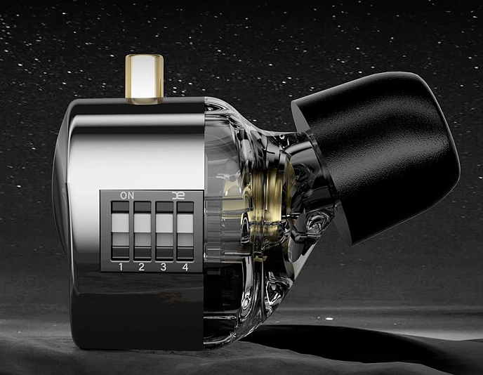 Наушники мониторные KZ Castor Harman Edition With Mic Silver - рис.3