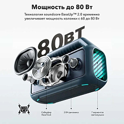 Портативная колонка Anker Soundcore Boom 2 green портативная беспроводная акустика_OpenBox