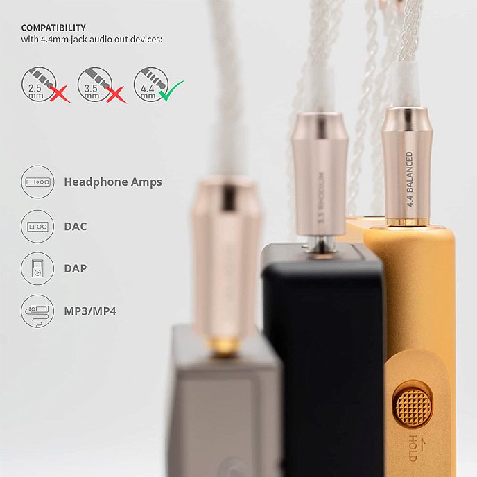 Кабель Meze Audio 99 Series Cable Silver Plated 4.4mm - рис.4