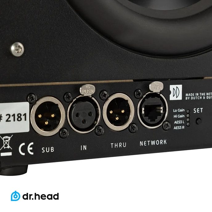 Полочная акустика Dutch & Dutch 8c Speaker White & Black (1 шт) - рис.6