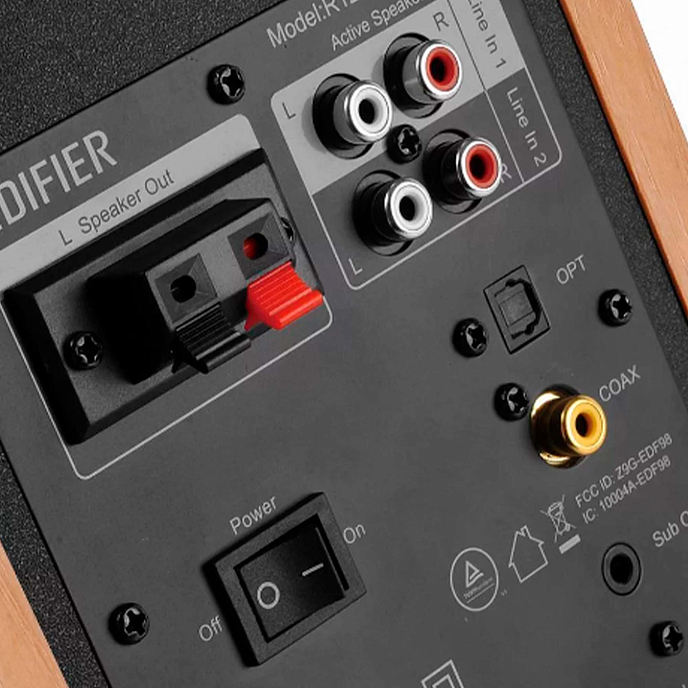 Полочная акустика Edifier R1280DBs brown акустика 2.0_OpenBox - рис.2