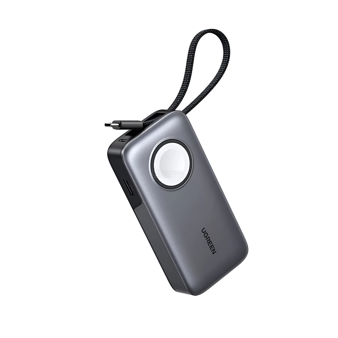Внешний аккумулятор Ugreen PB52710000mAh 30W Grey Cosmos - рис.0