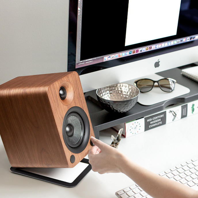 Полочная акустика Kanto YU4 Walnut - рис.4