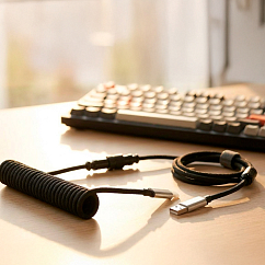 Кабель Cidoo Mechanical Keyboard USB-C Cable Black