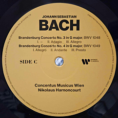 Виниловая пластинка Johann Sebastian Bach, Concentus Musicus Wien, Nikolaus Harnoncourt – Brandenburg Concertos Nos. 1-6 2LP