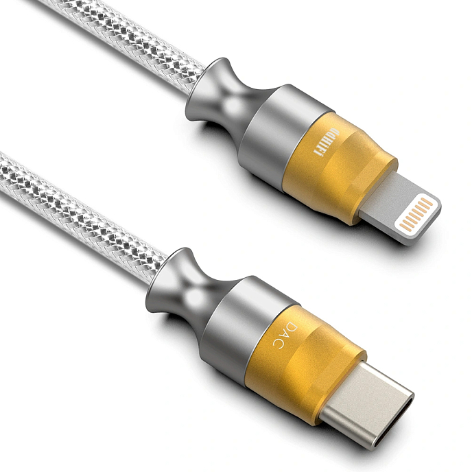 Кабель ddHiFi MFi05 M2 Silver 0.5m - рис.1