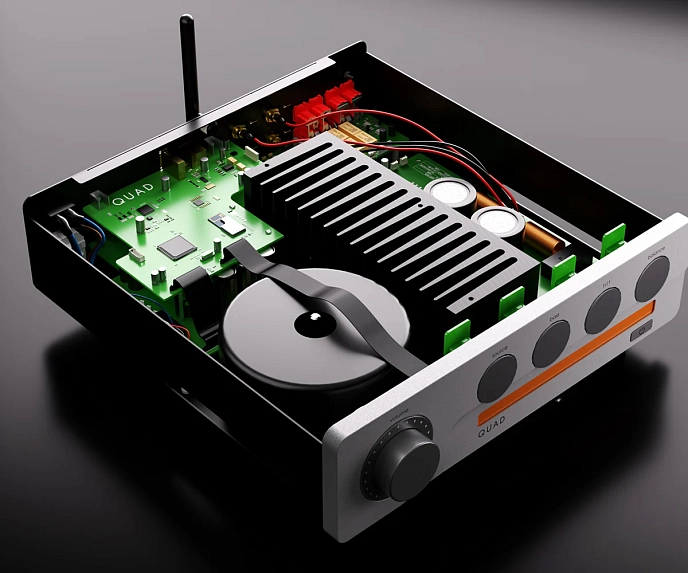 Интегральный усилитель Quad 3 Grey - рис.9