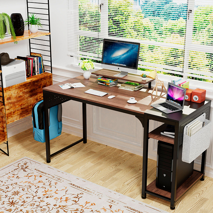 Компьютерный стол EUREKA ZX-SS140B-RWB Reclaimed Wood - рис.4