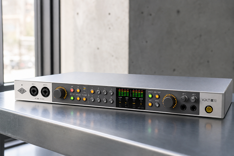 Universal Audio Volt 876: аудиоинтерфейс с аналоговой обработкой на каждом канале