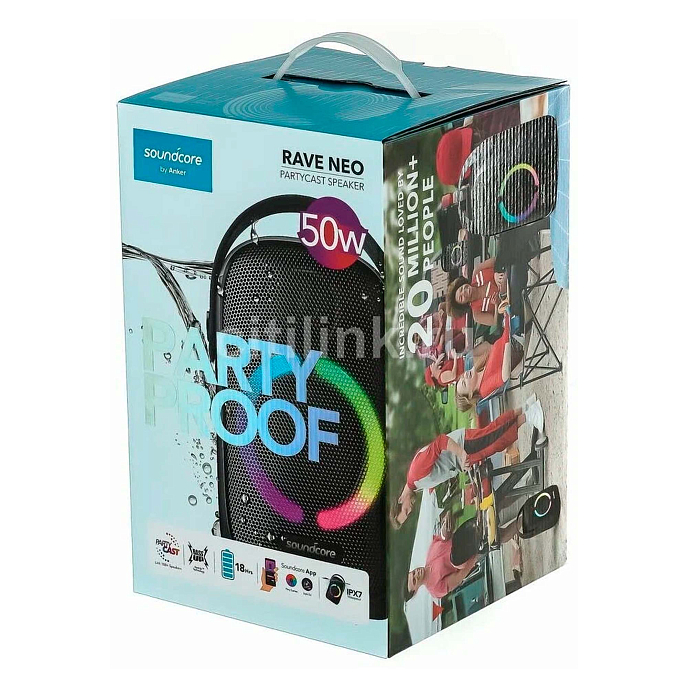 Портативная колонка Anker Soundcore Rave Neo Black - рис.5
