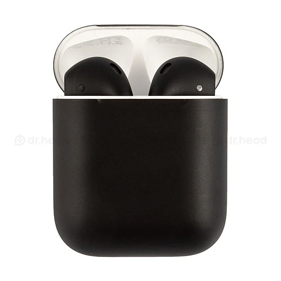 Беспроводные наушники Apple AirPods 2 Black Matte - рис.0