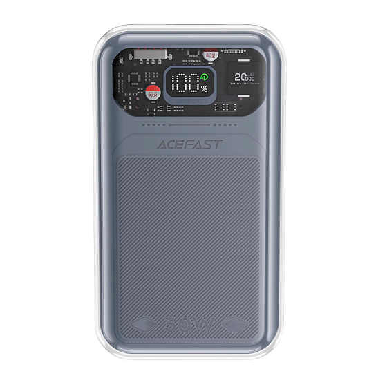 Портативный аккумулятор ACEFAST M2-20000 Mica Gray - рис.0