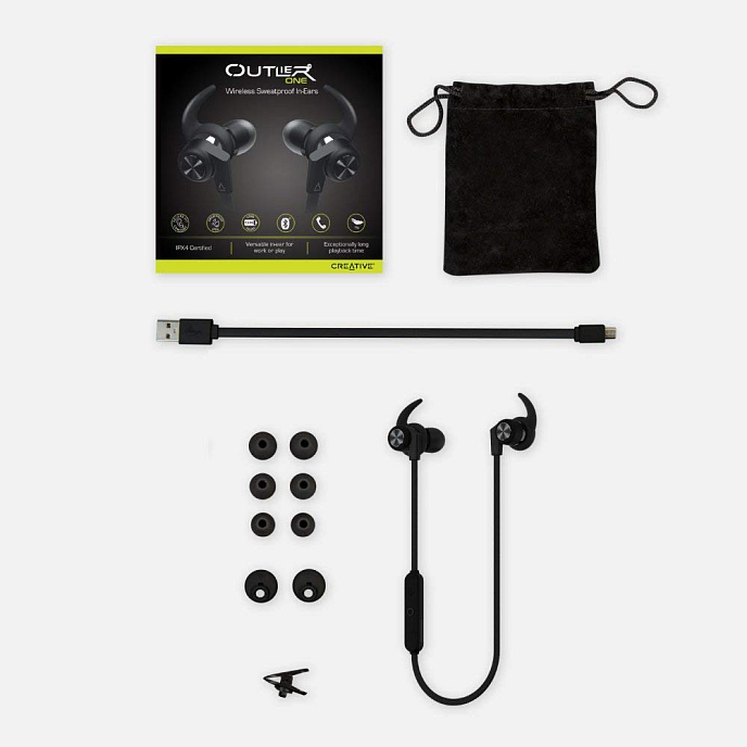 Беспроводные наушники Creative Outlier One Black - рис.3