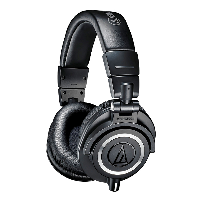Наушники полноразмерные Audio-Technica ATH-M50x Black - рис.0
