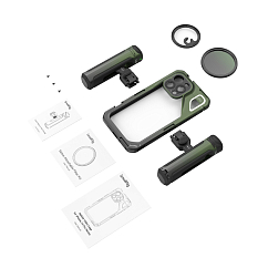 Клетка для смартфона SmallRig x Brandon Li 4407B Video Kit for iPhone 15 Pro Max Dark Green
