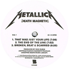 Пластинка Metallica - Death Magnetic