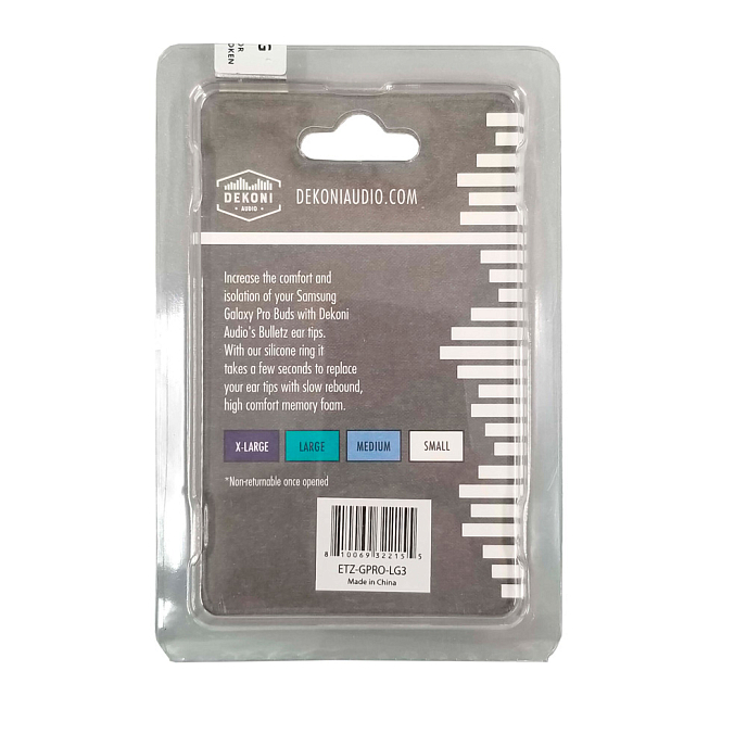 Амбушюры Dekoni Audio Bulletz for Samsung Galaxy Pro Large 3 Pack - рис.3