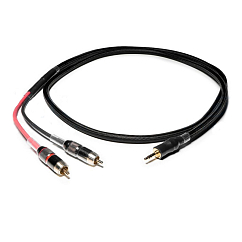 Кабель Gold Note Firenze 3.5mm - 2RCA Black 1.5m