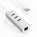 USB HUB Anker Aluminum 3-Port USB 3.0 and Ethernet Hub (A7514041) - рис.1