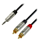 Adam Hall K4YWCC0600 black кабель аудио rean trs 3.5mm stereo - 2xrca(m) 2x0.22мм2 6.0m_OpenBox