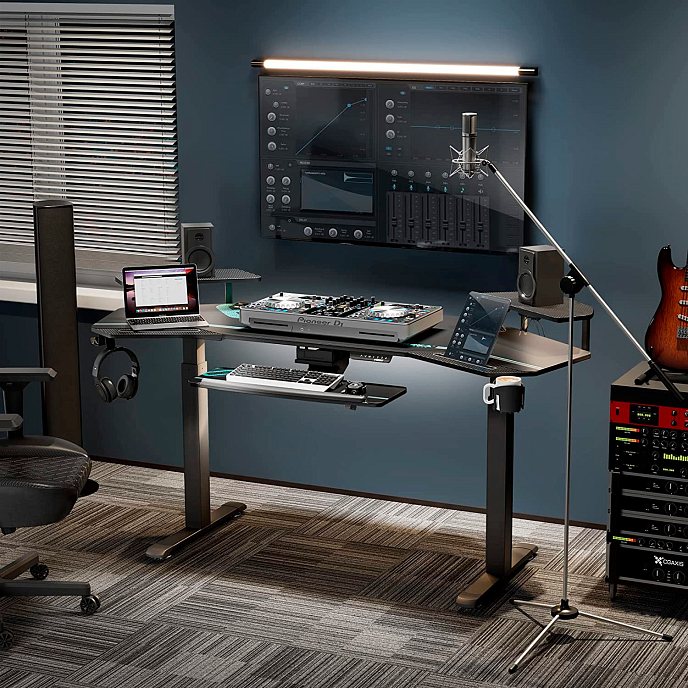 Компьютерный стол EUREKA ERK-ES71 Black - рис.5