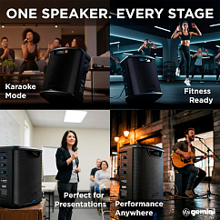 Портативная колонка Gemini GPSS-650 MKII Black