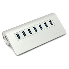 USB HUB Orico M3H7 Silver