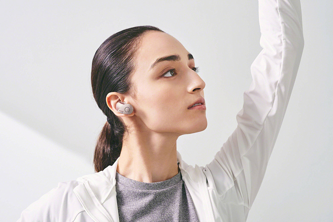 Наушники Sony WF-SP700N Pink - рис.15