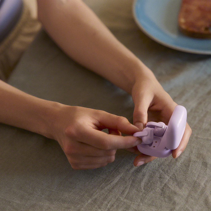 Беспроводные наушники Sony LinkBuds Clip Lavender - рис.11